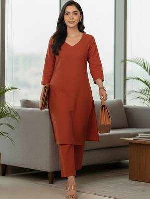 Women Ethnic Motifs Regular Kurta with Trousers & With Dupatta 5