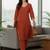Women Ethnic Motifs Regular Kurta with Trousers & With Dupatta