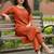 Women Ethnic Motifs Embroidered Regular Thread Work Kurta with Trousers