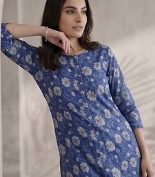 Women Floral Printed Regular Kurta with Trousers