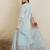 Floral Embroidered Round Neck Thread Work Kurta with Trousers & With Dupatta