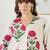 Floral Printed V-Neck Pure Cotton A-Line Kurta With Trouser