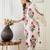 Floral Printed V-Neck Pure Cotton A-Line Kurta With Trouser