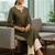 Women Regular Thread Work Kurta with Trousers