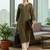 Women Regular Thread Work Kurta with Trousers