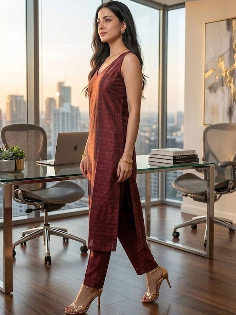 Women Regular Kurta with Trousers