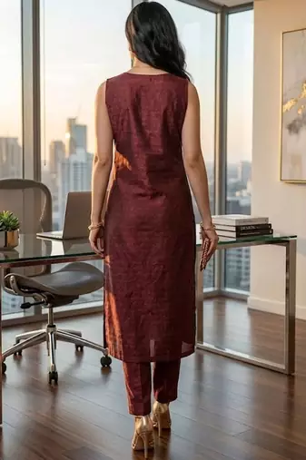 Women Regular Kurta with Trousers