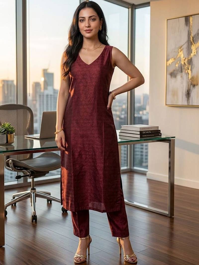 Women Regular Kurta with Trousers