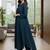 Women Empire Silk Crepe Kurta with Trousers