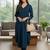 Women Empire Silk Crepe Kurta with Trousers