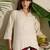 Animal Embroidered Thread Work Pure Cotton Kurta with Palazzos