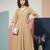 Women Regular Silk Crepe Kurta with Trousers