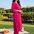 Women Floral Embroidered Regular Pure Cotton Kurta with Trousers