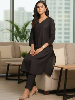 Women Regular Kurta with Trousers 1