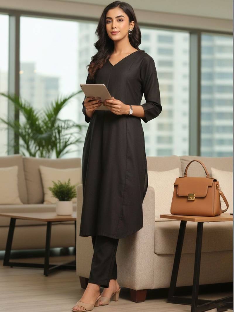 Women Regular Kurta with Trousers