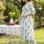 Women Floral Printed Empire Pure Cotton Kurta with Trousers