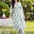 Women Floral Printed Empire Pure Cotton Kurta with Trousers
