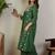 Ethnic Motifs Embroidered V-Neck Thread Work A-Line Kurta With Palazzos