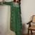 Ethnic Motifs Embroidered V-Neck Thread Work A-Line Kurta With Palazzos