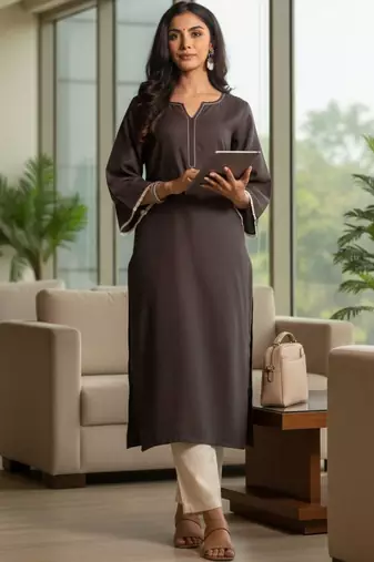 Women Regular Kurta with Trousers