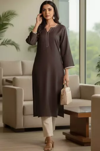 Women Regular Kurta with Trousers