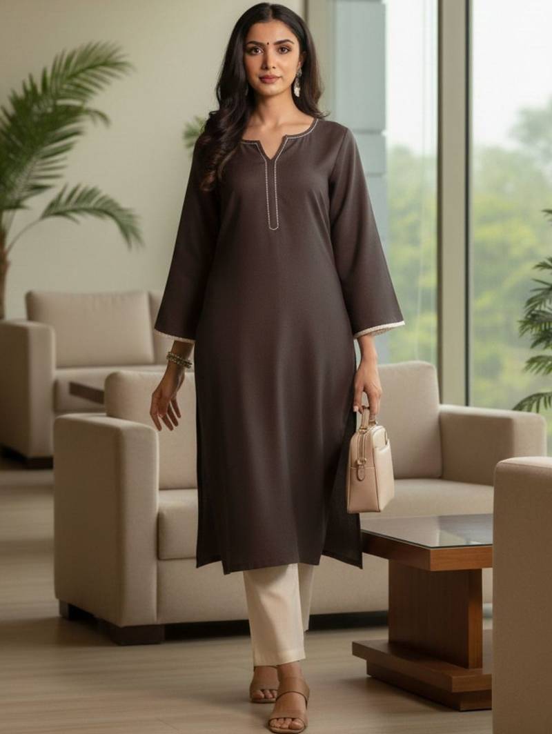 Women Regular Kurta with Trousers