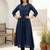 Women Empire Thread Work Liva Kurta with Trousers