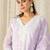 Women Ethnic Motifs Embroidered Regular Chikankari Pure Cotton Kurta with Trousers & With Dupatta