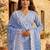 Women Ethnic Motifs Embroidered Regular Thread Work Pure Cotton Kurta with Palazzos & With Dupatta