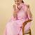 Women Floral Embroidered Pleated Thread Work Pure Cotton Kurta Set