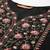 Floral Yoke Design Thread Work Kurta With Trousers & Dupatta