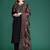 Floral Yoke Design Thread Work Kurta With Trousers & Dupatta