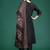 Floral Yoke Design Thread Work Kurta With Trousers & Dupatta