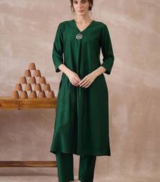 Women Regular Liva Kurta with Trousers