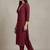 Women Regular Thread Work Kurta with Trousers