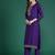 Ethnic Motifs Embroidered Sequinned Kurta with Trousers & Dupatta