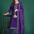 Ethnic Motifs Embroidered Sequinned Kurta with Trousers & Dupatta
