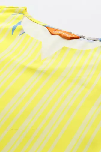 Floral Printed Regular Kurta with Trousers