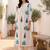 Women Ethnic Motifs Printed Panelled Mirror Work Pure Cotton Kurta with Trousers