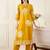 Women Floral Printed Regular Mirror Work Pure Cotton Kurta with Trousers & With Dupatta