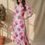 Women Floral Printed Regular Kurta with Trousers