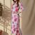 Women Floral Printed Regular Kurta with Trousers
