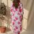 Women Floral Printed Regular Kurta with Trousers