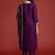 Floral Embroidered Sequinned Kurta With Trousers & Dupatta