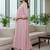 Women Tiered Silk Crepe Kurta with Trousers