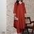 Women Solid Front Pleated A Line Republic Day Kurta Set