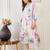 Women Floral Printed Regular Linen Kurta & Trousers With Floral Dupatta