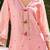 Women Floral Embroidered Thread Work Linen Kurta with Trousers & With Dupatta