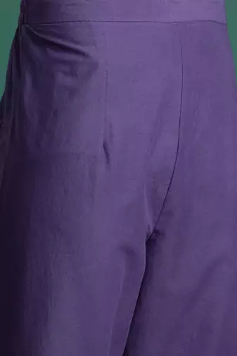 Floral Printed Beads & Stones Pure Cotton Kurta with Trousers & With Dupatta