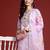 Floral & Mirror Embellished Pure Cotton Kurta with Trousers & Dupatta